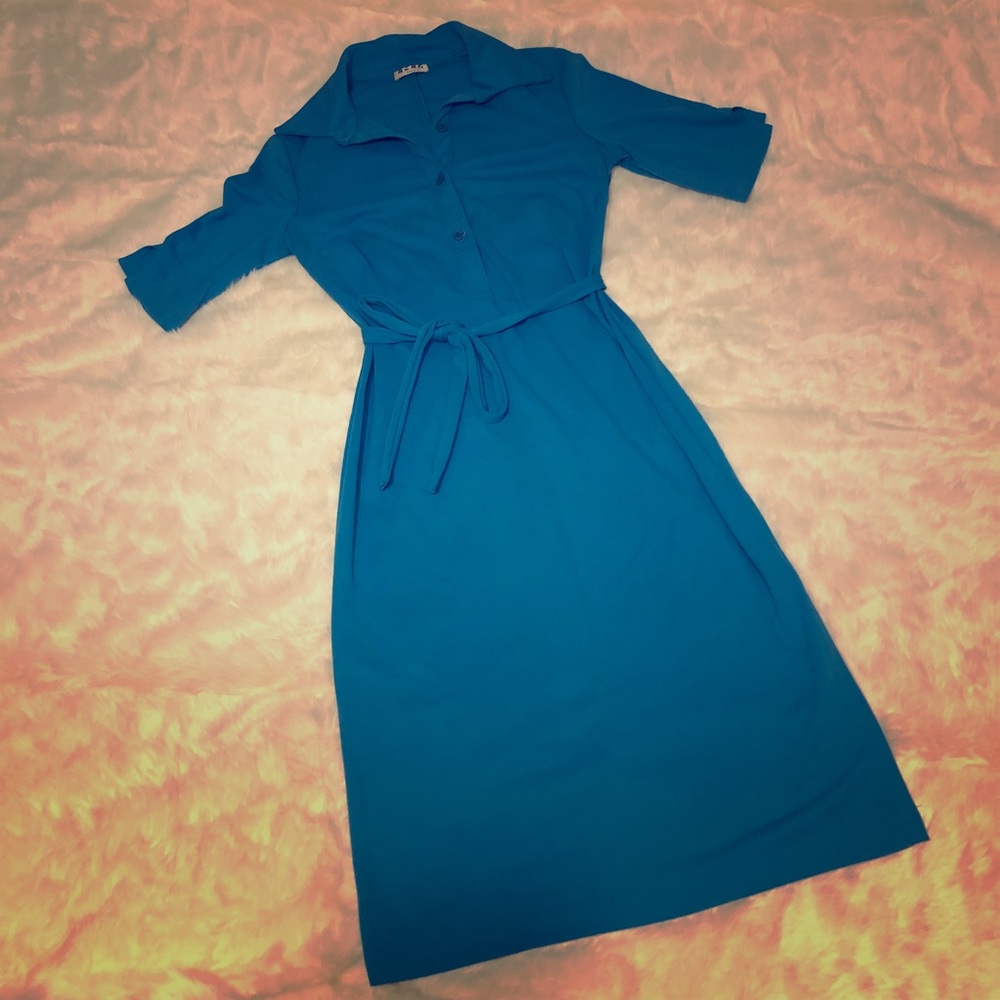 Turquoise BCBG dress, Size S